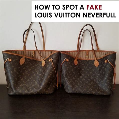 louis vuitton bags fake vs real monogram color|faux Louis Vuitton neverfull bag.